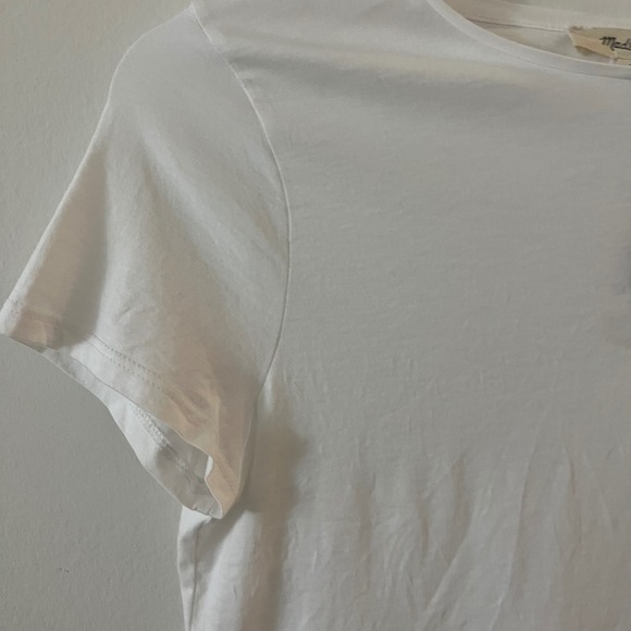 NWT Madewell Essential Slim Tee in Lightweight Cotton in white size M - Picture 7 of 15